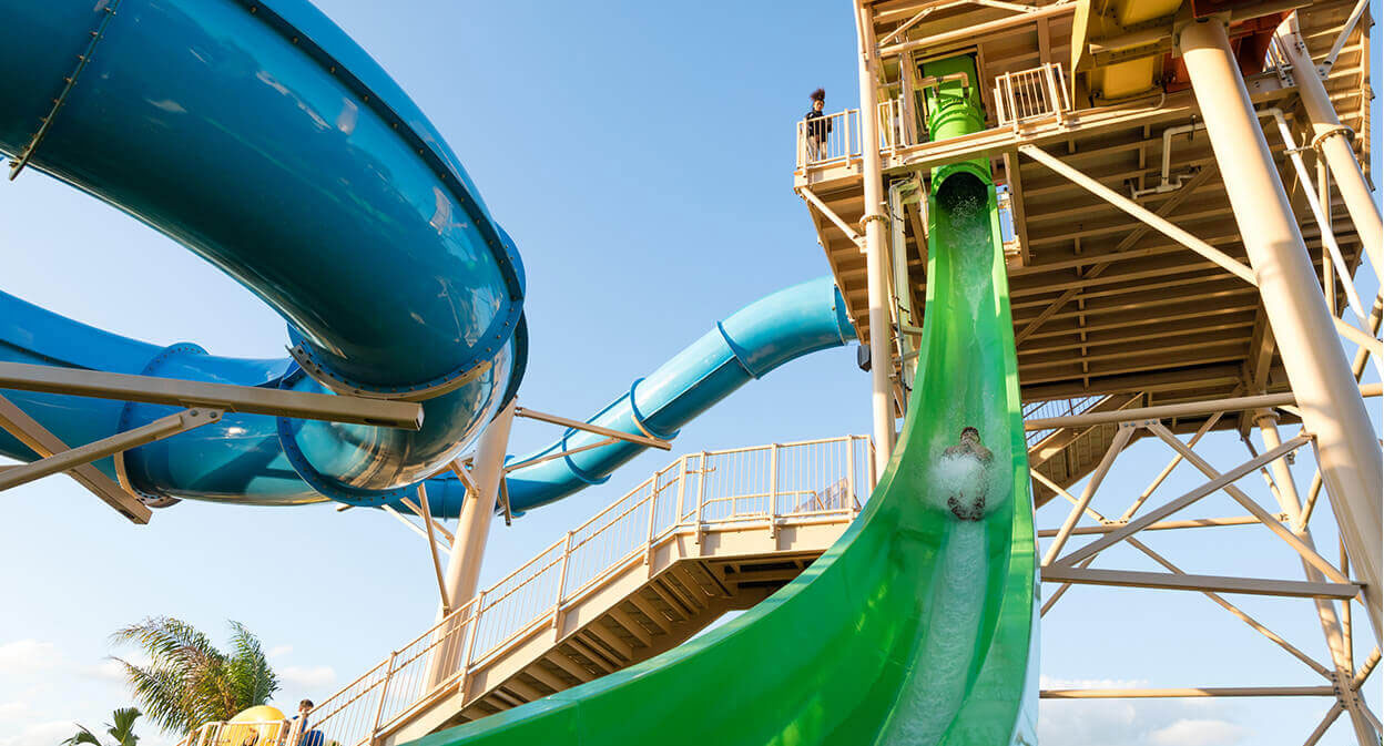 Storm Chaser water slide at Encore Resort